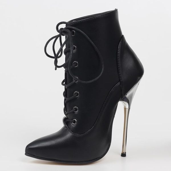 boots ankle for women 14cm extreme high heel cross-tied pointed toe fetish shoes unisex, Black
boots ankle for women 14cm extreme high heel cross-tied pointed toe fetish shoes unisex, Black
