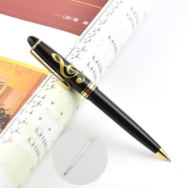 ballpoint pens stationery golden retractable pen treble clef press type medium nib ball signing school writing suppliy, Blue;orange
ballpoint pens stationery golden retractable pen treble clef press type medium nib ball signing school writing suppliy, Blue;orange