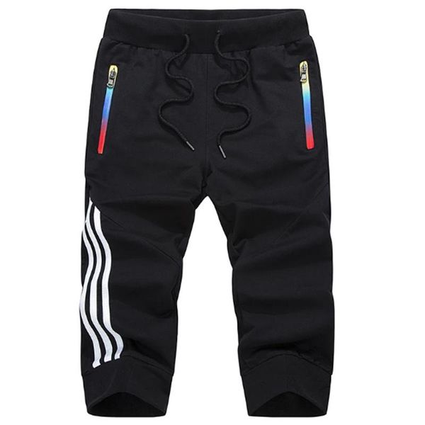 summer man casual breathable trousers shorts men striped men's sportswear short sweatpants jogger cropped, White;black
summer man casual breathable trousers shorts men striped men's sportswear short sweatpants jogger cropped, White;black
