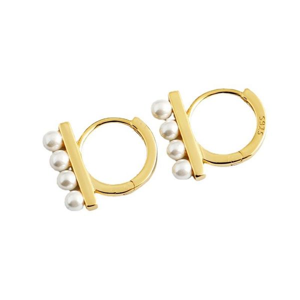 hoop & huggie 9.5mm 18k gold 100% authentic 925 sterling silver straight bar &shell pearls three-pearl earrings jewelry ce112, Golden;silver
hoop & huggie 9.5mm 18k gold 100% authentic 925 sterling silver straight bar &shell pearls three-pearl earrings jewelry ce112, Golden;silver