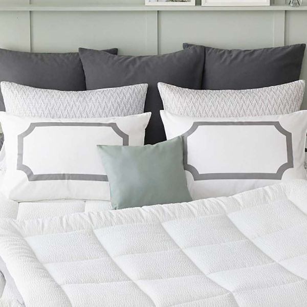 cases simple and elegant design pure cotton white pillow case