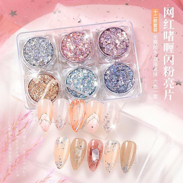 nail art decorations net red decoration eye makeup fairy gel sequins pupil symphony gradient glitter 12 mixed suits, Silver;gold
nail art decorations net red decoration eye makeup fairy gel sequins pupil symphony gradient glitter 12 mixed suits, Silver;gold