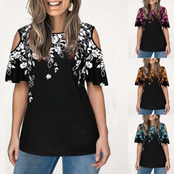women's blouses & shirts fashion cold shoulder o-neck off print patchwork short sleeves blouse plus size 5xl blusas 2021 @40, White
women's blouses & shirts fashion cold shoulder o-neck off print patchwork short sleeves blouse plus size 5xl blusas 2021 @40, White