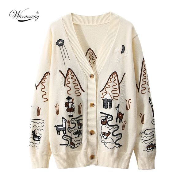 spring fashion embroidery v-neck oversized cardigan long sleeve single breasted button knitted sweater c-092 210522, White
spring fashion embroidery v-neck oversized cardigan long sleeve single breasted button knitted sweater c-092 210522, White