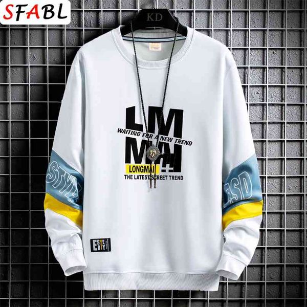 sfabl fashion patchwork sweatshirt men pullover streetwear hoodies hip hop hoodie youthful trend 's stylish 210813, Black
sfabl fashion patchwork sweatshirt men pullover streetwear hoodies hip hop hoodie youthful trend 's stylish 210813, Black