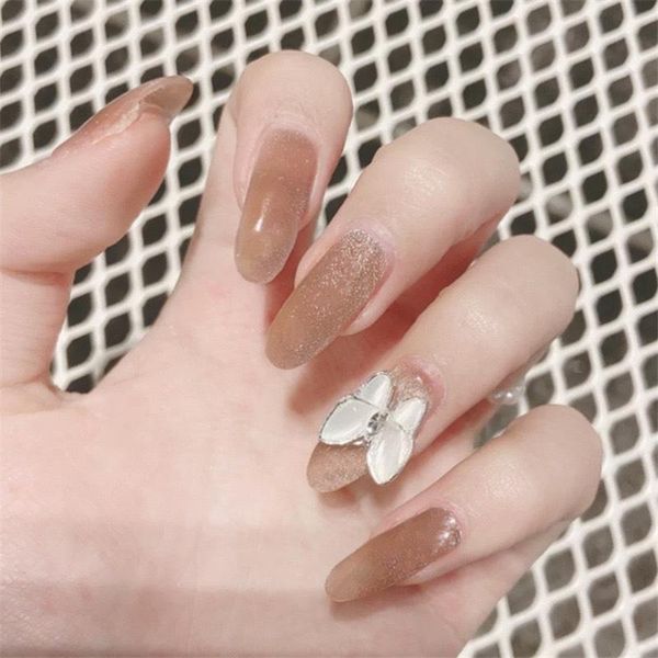 false nails 24pcs pearl milk tea silver butterfly extended round head aurora mermaid manicure removable falis patch dw, Red;gold
false nails 24pcs pearl milk tea silver butterfly extended round head aurora mermaid manicure removable falis patch dw, Red;gold