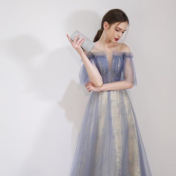 female exquisite sequins trim ball gown elegant o-neck backless banquet dresses sweet mesh butterfly sleeve evening party dress ethnic cloth, Red
female exquisite sequins trim ball gown elegant o-neck backless banquet dresses sweet mesh butterfly sleeve evening party dress ethnic cloth, Red