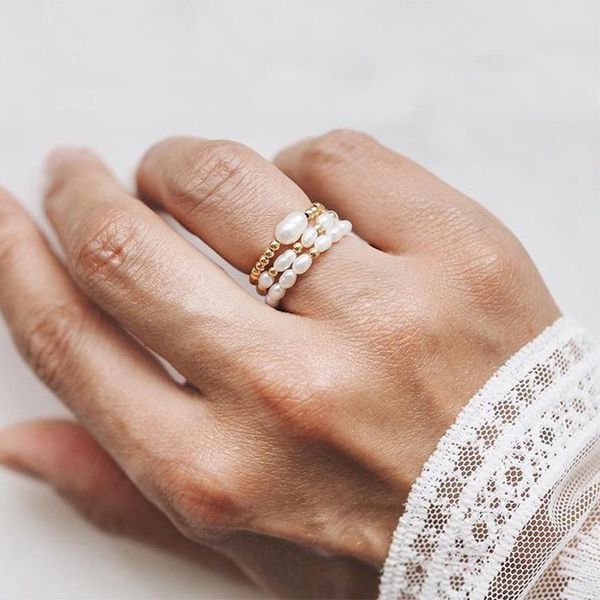 momiji oval pearl rings for women elastic adjustable beaded with stainless steel fashion jewelry gifts cluster, Golden;silver
momiji oval pearl rings for women elastic adjustable beaded with stainless steel fashion jewelry gifts cluster, Golden;silver