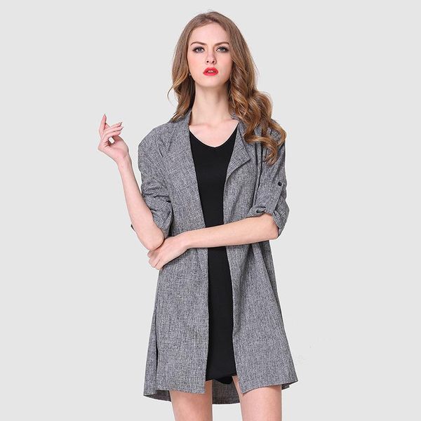 women's trench coats 2021 autumn casual plus size long coat women long-sleeved windbreaker for korean style 5xl, Tan;black
women's trench coats 2021 autumn casual plus size long coat women long-sleeved windbreaker for korean style 5xl, Tan;black
