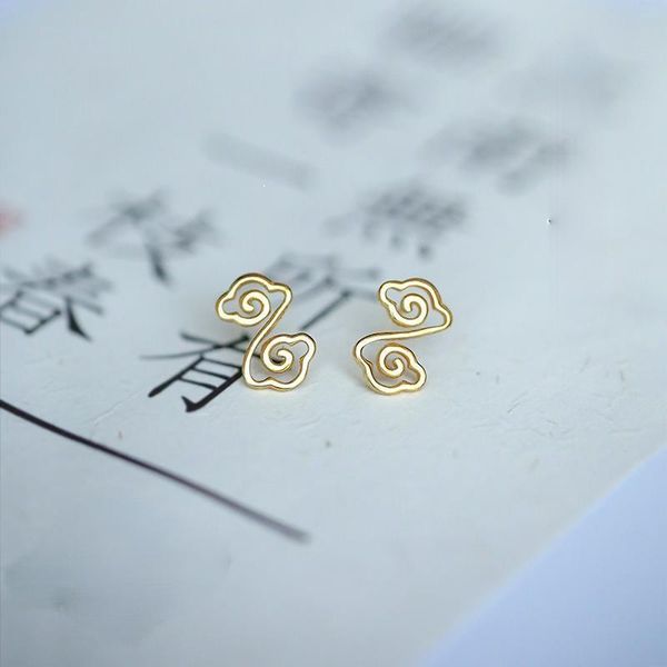 stud independent design chinese style graceful wishful thai silver small earrings xizhu original fashion exquisite simple jewelry, Golden;silver
stud independent design chinese style graceful wishful thai silver small earrings xizhu original fashion exquisite simple jewelry, Golden;silver