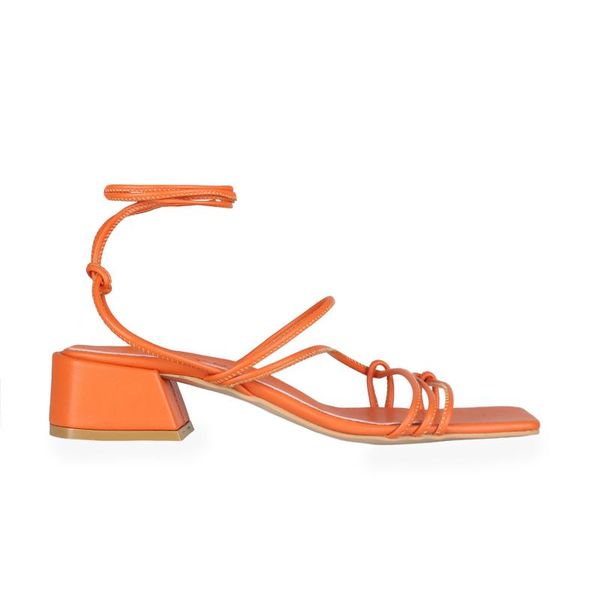sandals orange heel lace-up 4.5cm, Black
sandals orange heel lace-up 4.5cm, Black