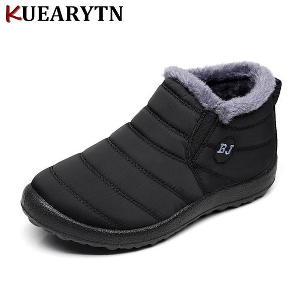 boots size 35-46 waterproof women winter shoes couple snow warm fur inside antiskid bottom keep mother casual, Black
boots size 35-46 waterproof women winter shoes couple snow warm fur inside antiskid bottom keep mother casual, Black
