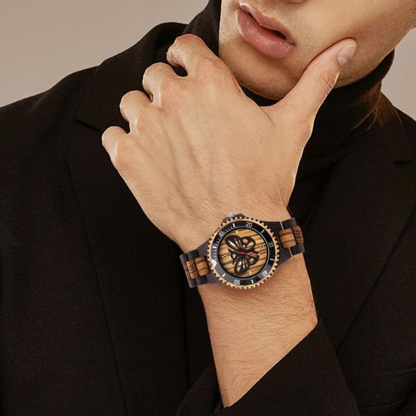 wristwatches arrival antique wood watches men's butterfly face quartz wristwatch male classical wooden band clock man watch with neckla, Slivery;brown
wristwatches arrival antique wood watches men's butterfly face quartz wristwatch male classical wooden band clock man watch with neckla, Slivery;brown