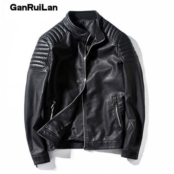 arrival leather & suede jackets men's jacket outwear men's coats spring autumn pu jacket de couro coat b0151 210518, Black
arrival leather & suede jackets men's jacket outwear men's coats spring autumn pu jacket de couro coat b0151 210518, Black