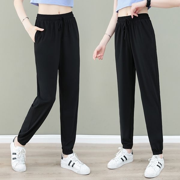 ice harem pants women's summer thin loose casual pants 2021 new charming black breathable quarter leggings
ice harem pants women's summer thin loose casual pants 2021 new charming black breathable quarter leggings