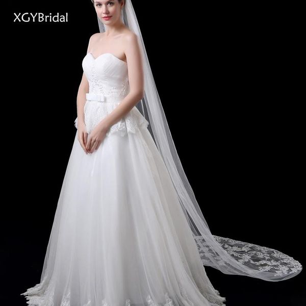 bridal veils one-layer lace edge veil cathedral headdress polyester wedding dress accessories, Black
bridal veils one-layer lace edge veil cathedral headdress polyester wedding dress accessories, Black