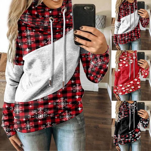 women's hoodies & sweatshirts blouse women 2021autumn winter femme long sleeve plaid turtleneck tartan tunic sweatshirt pullover chris, Black
women's hoodies & sweatshirts blouse women 2021autumn winter femme long sleeve plaid turtleneck tartan tunic sweatshirt pullover chris, Black