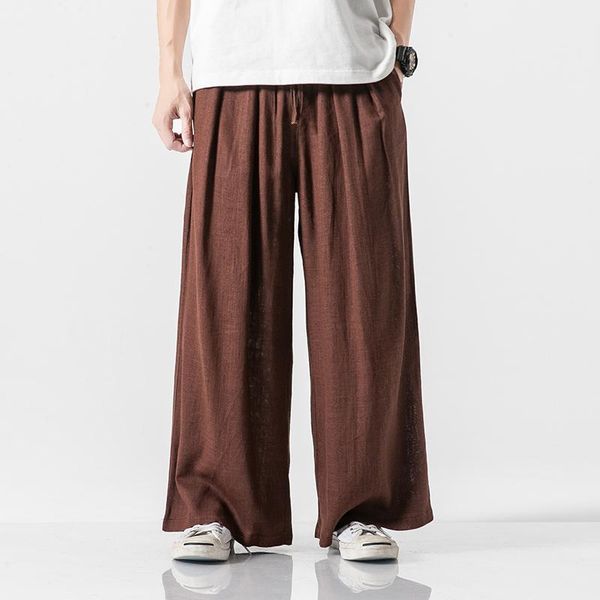 chinese style men linen cotton loose pants japanese elastic waist harajuku harem wide leg trousers male bottom men's, Black
chinese style men linen cotton loose pants japanese elastic waist harajuku harem wide leg trousers male bottom men's, Black