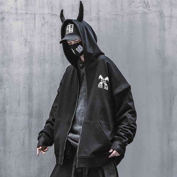 guochao jiye heavy industry niu zhuanqiankun spring sweater zipper jacket men's and women's loose casual hooded cardigan, Black
guochao jiye heavy industry niu zhuanqiankun spring sweater zipper jacket men's and women's loose casual hooded cardigan, Black