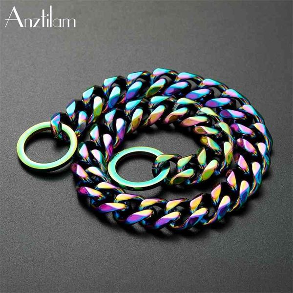 15/19mm strong metal dog collars stainless steel color cuban chain pet training choker collar for large dogs pitbull bulld, Silver
15/19mm strong metal dog collars stainless steel color cuban chain pet training choker collar for large dogs pitbull bulld, Silver