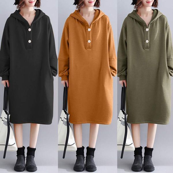 dresses fashion hooded hoodies dress women's spring sundress 2021 casual puff sleeve mid-calf vestidos plus size solid robe s-5xl, Black;gray
dresses fashion hooded hoodies dress women's spring sundress 2021 casual puff sleeve mid-calf vestidos plus size solid robe s-5xl, Black;gray