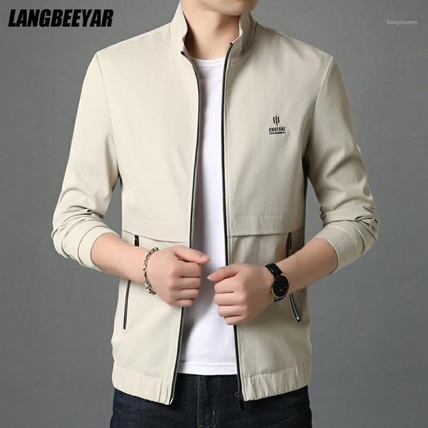 men's jackets grade designer brand casual fashion stand collar yellow men coats & zipper korean autumn windbreaker clothes, Black;brown
men's jackets grade designer brand casual fashion stand collar yellow men coats & zipper korean autumn windbreaker clothes, Black;brown