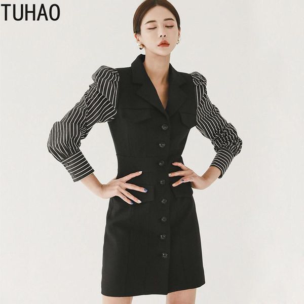 casual dresses tuhao for women office lady autumn winter striped puff sleeve elegant party dress fashion vestidos feminino wm50, Black;gray
casual dresses tuhao for women office lady autumn winter striped puff sleeve elegant party dress fashion vestidos feminino wm50, Black;gray