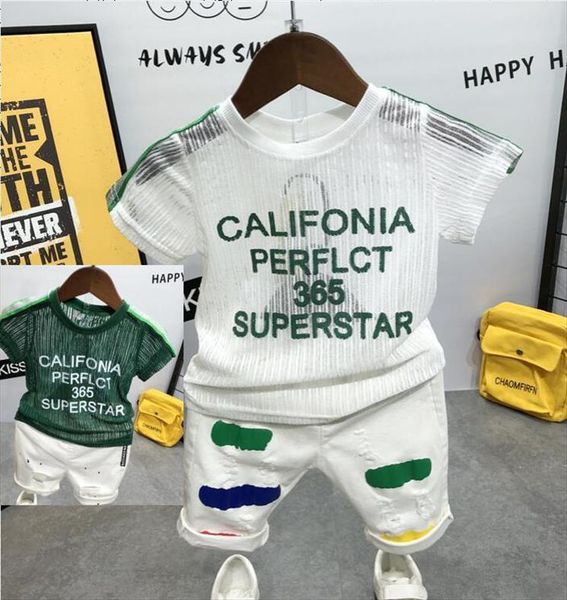baby boys summer casual clothing set kids letter sets babe hollow out a t shirt and shorts 2 piece, White
baby boys summer casual clothing set kids letter sets babe hollow out a t shirt and shorts 2 piece, White