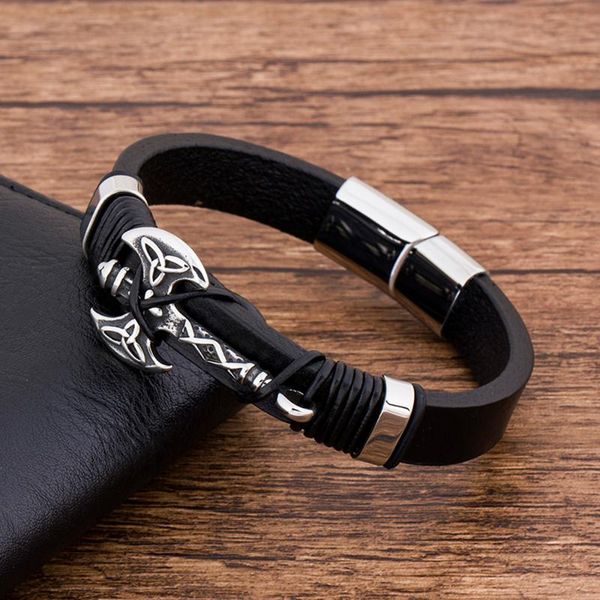 fashion punk charm black leather men's bracelets bead jewelry wholesale accessories stainless steel luxury wristband gift, Golden;silver
fashion punk charm black leather men's bracelets bead jewelry wholesale accessories stainless steel luxury wristband gift, Golden;silver