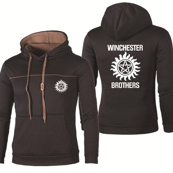 men's hoodies & sweatshirts 2021 supernatural men hoodie winchester bros sweatshirt hooded oblique chain casual cotton, Black
men's hoodies & sweatshirts 2021 supernatural men hoodie winchester bros sweatshirt hooded oblique chain casual cotton, Black