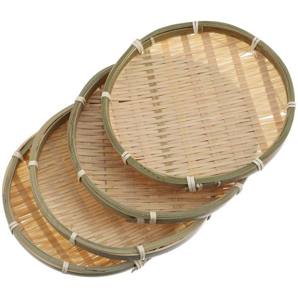 kitchen storage & organization 1 set 4pcs multifunctional household bamboo woven holder plates
kitchen storage & organization 1 set 4pcs multifunctional household bamboo woven holder plates