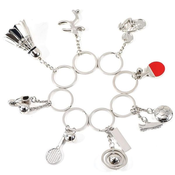 keychains 2021 fashion creative sports football gift keychain metal 3d stereo pendant factory direct, Silver
keychains 2021 fashion creative sports football gift keychain metal 3d stereo pendant factory direct, Silver