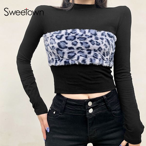 leopard patches goth aesthetic woman tshirts vintage 90s cute kawaii gothic clothes long sleeve e girl tee shirt y2k, Black;white
leopard patches goth aesthetic woman tshirts vintage 90s cute kawaii gothic clothes long sleeve e girl tee shirt y2k, Black;white