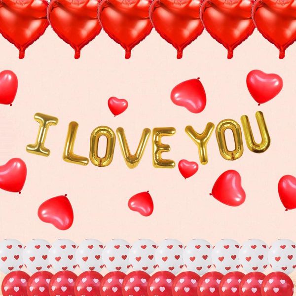 valentine's day balloons set heart foil latex holiday for decoration, wedding party, proposal party decoration
valentine's day balloons set heart foil latex holiday for decoration, wedding party, proposal party decoration
