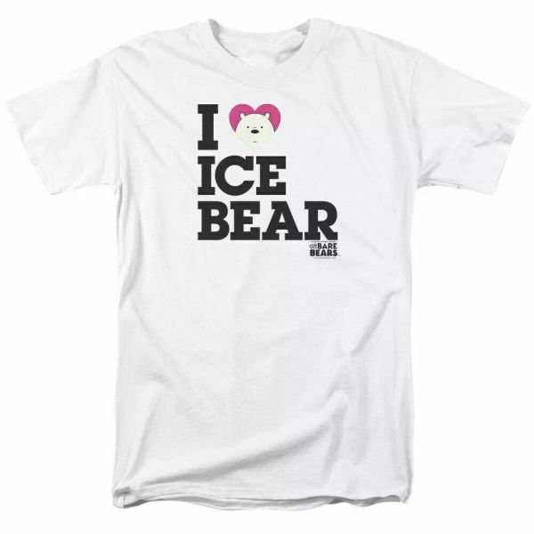 we bare bears heart ice t shirt mens licensed cartoon merchandise white, White;black
we bare bears heart ice t shirt mens licensed cartoon merchandise white, White;black