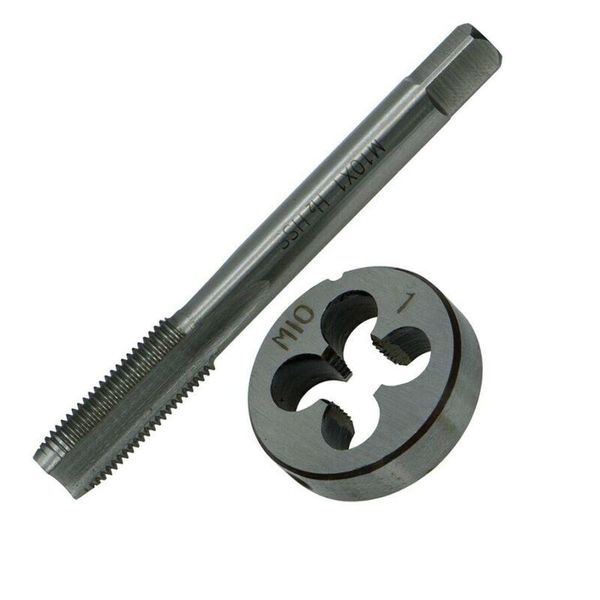 hand tools 2pcs hss m10 x 1mm tap & 1.0mm die metric thread right-handed threads for metalworking tool high quality
hand tools 2pcs hss m10 x 1mm tap & 1.0mm die metric thread right-handed threads for metalworking tool high quality