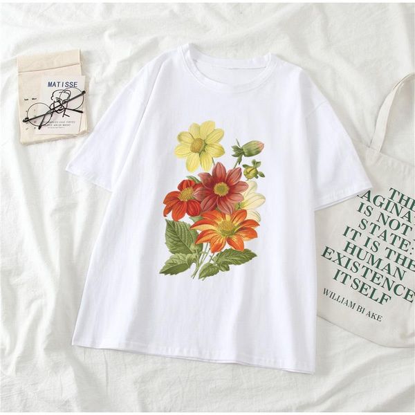 women's t-shirts with short sleeve flowers print t-shirt white female peony rose chinese style 2021 summer casual simple
women's t-shirts with short sleeve flowers print t-shirt white female peony rose chinese style 2021 summer casual simple