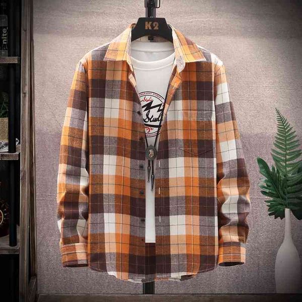 lornock 2021 autumn new long sleeve plaid men's youth casual versatile slim fit shirt-, Black
lornock 2021 autumn new long sleeve plaid men's youth casual versatile slim fit shirt-, Black