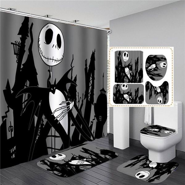 shower curtains 4pcs/set abstract graffiti halloween curtain waterproof polyester with hooks for bathroom decoration
shower curtains 4pcs/set abstract graffiti halloween curtain waterproof polyester with hooks for bathroom decoration