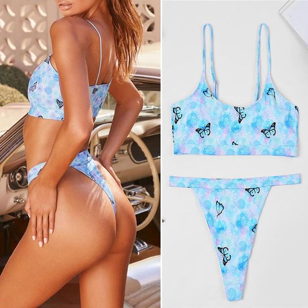 women's swimwear women split swimsuit printed fabric bust padded high waist bikini set blue, White;black
women's swimwear women split swimsuit printed fabric bust padded high waist bikini set blue, White;black