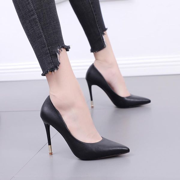 sandals autumn style pointed toe stiletto single shoes versatile shallow mouth high heels women, Black
sandals autumn style pointed toe stiletto single shoes versatile shallow mouth high heels women, Black