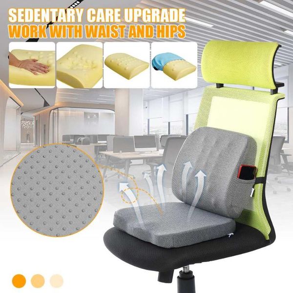 cushion/decorative pillow 2 pcs/set memory foam cushion lumbar car seat pad home office chair mat men women waist four seasons usable
cushion/decorative pillow 2 pcs/set memory foam cushion lumbar car seat pad home office chair mat men women waist four seasons usable