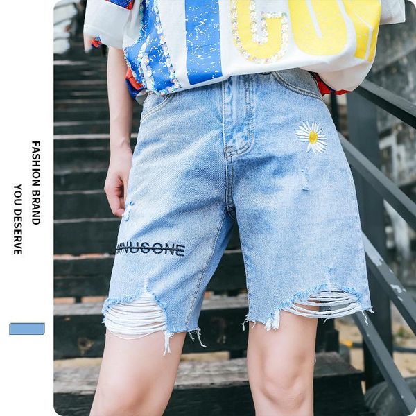 daisy denim shorts women's trendy ins2021 summer high waist slim loose thin wide-leg daddy pants waisted jeans, Blue
daisy denim shorts women's trendy ins2021 summer high waist slim loose thin wide-leg daddy pants waisted jeans, Blue