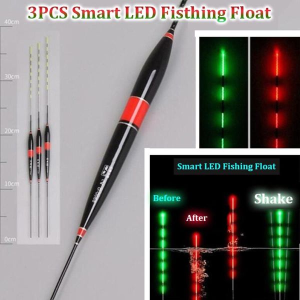 smart fishing float night luminous led light remind high sensitivity alarm fish bite color change electronic buoy accessories
smart fishing float night luminous led light remind high sensitivity alarm fish bite color change electronic buoy accessories