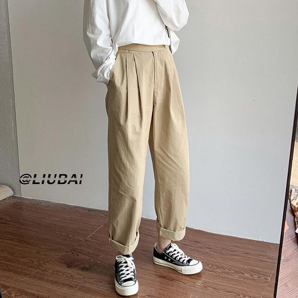 men's pants autumn black/khaki casual fashion straight men streetwear loose hip-hop wide-leg mens trousers m-2xl
men's pants autumn black/khaki casual fashion straight men streetwear loose hip-hop wide-leg mens trousers m-2xl