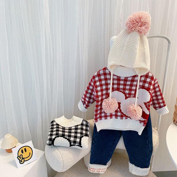 pullover autumn winter girls long sleeve o neck cartoon plaid print knitwear sweater children kids casual jumpers, Blue
pullover autumn winter girls long sleeve o neck cartoon plaid print knitwear sweater children kids casual jumpers, Blue