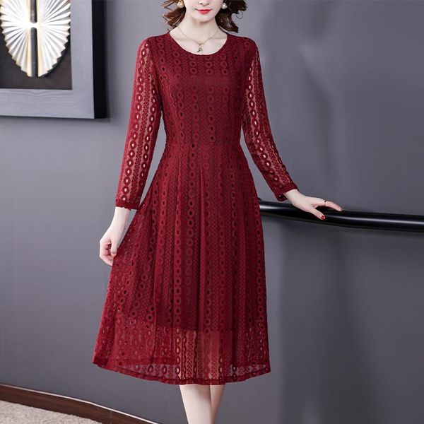 casual dresses vintage chic red 4xl plus size long sleeve dress 2021 autumn winter solid midi women elegant bodycon party vestidos, Black;gray
casual dresses vintage chic red 4xl plus size long sleeve dress 2021 autumn winter solid midi women elegant bodycon party vestidos, Black;gray