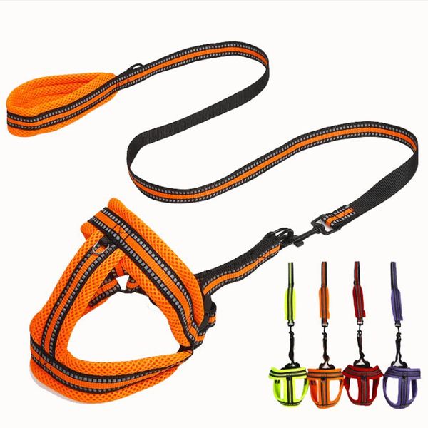 dog vest harness leash adjustable breathable mesh collar chest strap with traction rope collars & leashes
dog vest harness leash adjustable breathable mesh collar chest strap with traction rope collars & leashes