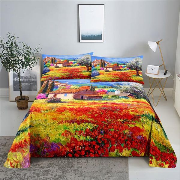 sheets & sets oil painting landscape 0.9/1.2/1.5/1.8/2.0m digital printing polyester bed flat sheet with case print bedding set
sheets & sets oil painting landscape 0.9/1.2/1.5/1.8/2.0m digital printing polyester bed flat sheet with case print bedding set