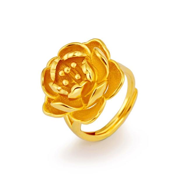 not fade genuine 18k yellow gold color flower jewelry ring for women anillos mujer wedding bizuteria de rings cluster, Golden;silver
not fade genuine 18k yellow gold color flower jewelry ring for women anillos mujer wedding bizuteria de rings cluster, Golden;silver